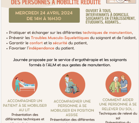 Journée Manutention Clinique des Pyrénées 24 avril 